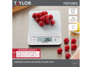 Digital Kitchen Glass Top 11lb Food Scale Silver