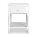 Jenny Lind Spindle Nightstand - White