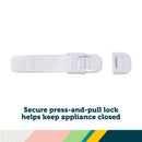 Multi-Purpose Appliance Lock - 2pk - White