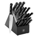 Self-Sharpening Knife Block Set - Black