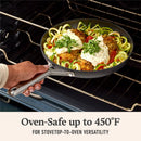 10" Hard Anodized Nonstick Fry Pan with Lid