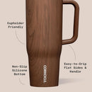 Insulated Tumbler - 40 oz - Walnut Wood