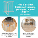 2-Panel Extension for 3 in 1 Metal Superyard - Taupe