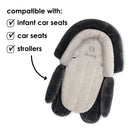 2-in-1 Head Support - Cuddle Soft - Gray