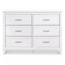 Charlie 6-Drawer Double Dresser - White