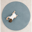 Round 60-Inch Play Mat - Pacific Blue