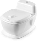 Toddler Training Toilet with Flip-Up Seat and Lid - White