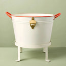 12.9L Beverage Tub Stand Cream - Hearth & Hand™ with Magnolia