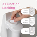 Retractable Baby Gate - White
