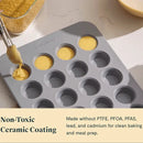 24-Cup Mini Muffin Pan - Slate