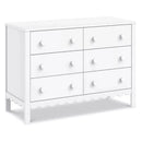 Sammy Scallop 6-Drawer Dresser - White