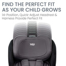 Poplar Slim with ClickTight Technology Convertible Car Seat - Black