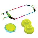 Air Hockey Table - Battery-Powered, LED Light, 2 Players