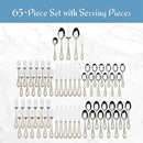 Gold 65-Piece Flatware Set