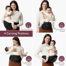 Baby Hip Seat Carrier Medium - Black