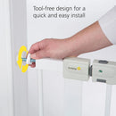 Easy Install Baby Gates for Doorways Fits 29" - 38", Black