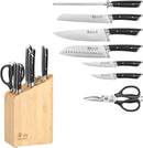8-Piece Knife Block Set - Black
