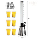 Beer and Beverage Tower - Silver