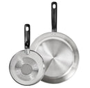 Simply Cook 2pc (8.5" and 11") Stainless Steel Fry Pan Set