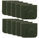 Muslin Burp Cloths - Kelp, Pack of 10