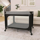 Portable Baby Playard - Black & White