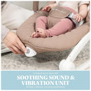 Aura Deluxe Organic Baby Bouncer & Rocker - Quilted Mocha