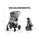 Balios S Lux Stroller - Stone Grey
