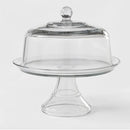 Classic Glass Cake Stand with Dome