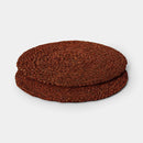 2pk Braided Seagrass Charger Dark Brown