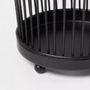 6.6" Iron Wire Utensil Holder - Black