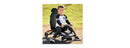 Cruise Rider Stroller with Canopy - Black
