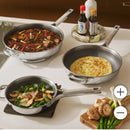 3-Piece Titanium Skillet Set
