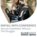 Poplar S Convertible Car Seat - Slim 17" Design - ClickTight Technology - Sand Onyx