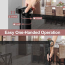 Retractable Baby Gate - Black