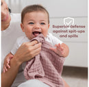 Muslin Burp Cloths - Mauve, Pack of 6