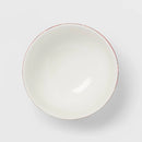16oz 4pk Porcelain Plaid Bowls