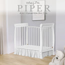 Piper 4-in-1 Convertible Mini Crib - White