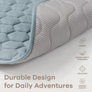 Round 60-Inch Play Mat - Pacific Blue