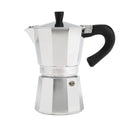 Manual Stovetop Espresso Maker - Polished Aluminum