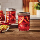 8oz Regular Mouth Glass Mason Jars - 12 Pack
