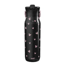32oz Mickey Mouse Stainless Steel Vacuum Insulated Water Bottle with Straw Lid Black