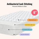 Breathable Full-Size Firm Foam Crib & Toddler Mattress - White