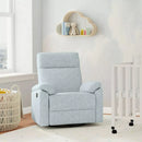 Suzy Swivel Recliner - Heathered Blue