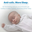 Narrow Glass Baby Bottle with Level 1 Nipple - Clear