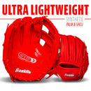Teeball Glove + Ball Set - 9.5" Lefty - Red