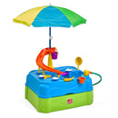 Two-Tier Blue Plastic Outdoor Water Table - Multi-color