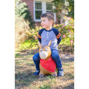 Inflatable Ride-On Toy Bouncer - Brown