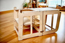 2in1 Montessori Toddler Tower & Desk