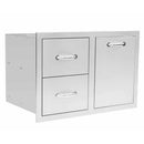 Summerset 33" 2-Drawer & Vented LP Tank Pullout Drawer Combo