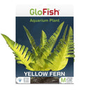 GloFish Medium Yellow Fern Plant, 7.5"